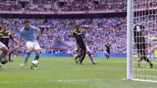 GOAL Nasri Manchester City vs Chelsea 2013 FA Cup Semi Final [upl. by Karoline]