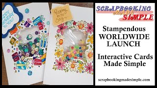 375 New Stampendous Stamps for the fastest shaker cards ever amp Watercolor Pencils vs Color Pencils [upl. by Daniala100]