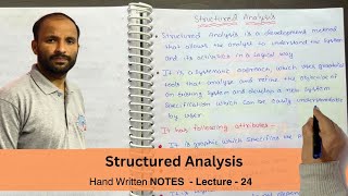 Structured Analysis in Software Engineering Tutorials in Hindi  Lec 24 [upl. by Evie]