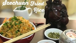 Szechuan fried ricesichuan fried rice fried ricevegetable szechuan fried riceszechwan fried rice [upl. by Jemmie]