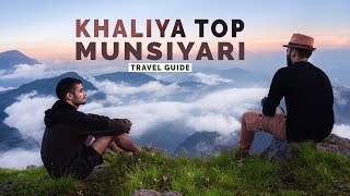 Khaliya Top Trek Munsiyari  Uttarakhand  Travel Guide  3 Travelers [upl. by Melanie]