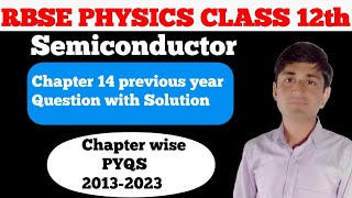 Physics chapter 14 previous year questionsSemiconductor previous year questions [upl. by Auqinimod]