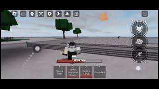 showcasing the hero hunter move set no script Roblox strongest battlegrounds 💢💯🔥 [upl. by Gnouh439]