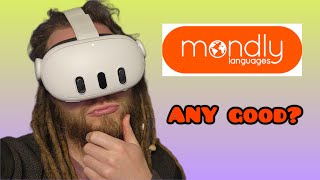 Mondly Review VR Language Learning [upl. by Ennaesor572]