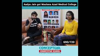 shorts medicalstudent Conceptuals students Aadhya got Medical College 👏🎉 [upl. by Helbonia]