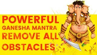 POWERFUL GANESHA MANTRA TO REMOVE OBSTACLES 2024  Pranamya Shirasa Devam Gauri Putram Vinayakam [upl. by Huxham685]