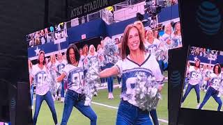 Dallas Cowboys Cheerleaders Alumni celebration 2023 halftime show [upl. by Ynabe624]