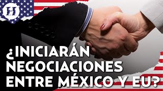 Marcelo Ebrard afirma que aplicación de aranceles de Trump a México es poco probable [upl. by Yeniffit]