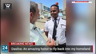 Tevin Dasilva became first Vincentian male to fly American Airlines [upl. by Azerila]