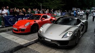 Porsche 918 Spyder Racing vs Porsche 991 GT3 RS [upl. by Aline871]