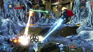 LEGO MARVEL Super Heroes PlayThrough  024  Bifrosty Reception [upl. by Hnilym466]