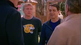 Daniel and Johnny meets Terry silver first time Cobra Kai S4 Full Scene HD [upl. by Atteynot454]