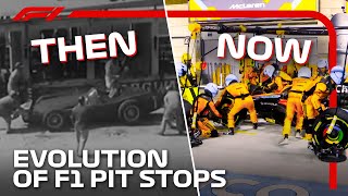 The Evolution Of F1 PitStops  DHL [upl. by Doralynne]