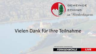 Bürgerversammlung Gemeinde Eching LIVE [upl. by Une]