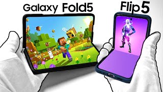 Samsung Galaxy Z Fold 5 amp Flip 5 Unboxing  Next Gen Foldable Smartphones [upl. by Anayad]