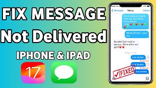 Message not delivered iPhone  How To Fix iMessage not Delivered on iPhone  iOS 16 [upl. by Aloysius]