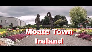 moate cowestmeath and old Train station Ireland [upl. by Larrej]