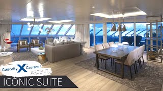 Celebrity Ascent  Iconic Suite Full Walkthrough Tour amp Review 4K  Celebrity Cruises [upl. by Attenwahs]