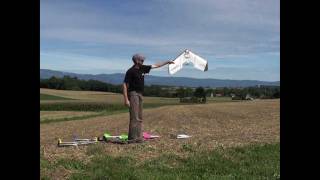 Flocking with fixedwing robots at EPFL [upl. by Mini]