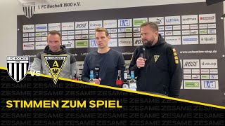 Pressekonferenz und Stimme zum Spiel nach 1 FC Bocholt  Alemannia Aachen [upl. by Ceciley]