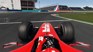 Ferrari F2004  MagnyCours  Assetto Corsa [upl. by Ilka24]