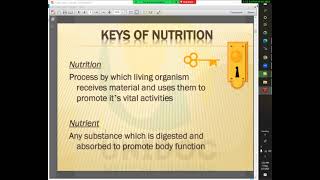 LEC 1  Nutrition Basics [upl. by Maxy649]