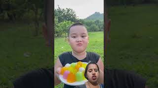 How to eat jelly make idea candy mukbang jelly survival camping outdoor jelly [upl. by Nnyleitak66]