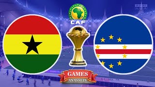 Ghana vs Cape Verde  Cup African Qualifiers 2024  eFootball PES Gameplay PC HD [upl. by Tortosa407]