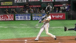 スロー動画ソフトバンク 上林誠知 バッティングフォーム 2017816 [upl. by Eskil7]