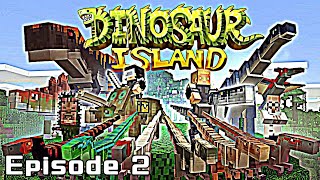 EVIL TRIBESMEN ARE AFOOT HERE  Minecraft Dinosaur Island Playthrough Episode 2 [upl. by Zorana]