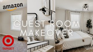 GUEST ROOM MAKEOVER ON A BUDGET [upl. by Wiltsey]