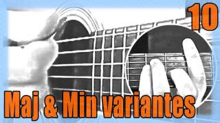 Cours de Guitare pour Débutants  quotLes accords Majeurs amp Mineurs  variantes  C  G  Dm  Emquot [upl. by Soph]