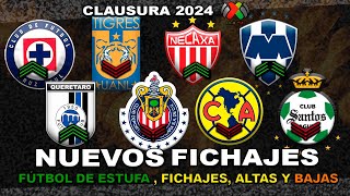 ✅ NUEVOS FICHAJES CONFIRMADOS LIGA MX CL2024  CÓRDOVA A CRUZ AZUL BRANDON A MONTERREY Y VEGA [upl. by Nrubua]