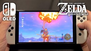 The Legend Of Zelda BOTW on Nintendo Switch OLED 10 [upl. by Cott]