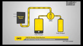 Nitecore UM10 Intellicharger Lithium Battery Charger from GearBestcom [upl. by Oidivo]