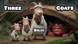 Three Billy Goats  Kid Rhyme  Tunebuds [upl. by Imena709]