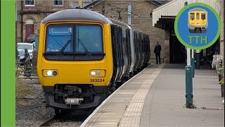 Class 323 at Glossop [upl. by Nylecoj]