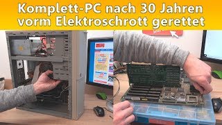 Komplett PC nach 30 Jahren vorm Elektroschrott gerettet [upl. by Ativak]