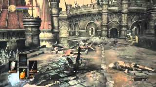 Dark Souls 3 Easy way to beat the mimic chest under the Dragon how to get the deep battle axe [upl. by Aicsile]