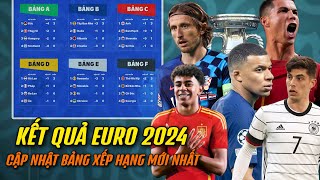 KẾT QUẢ BẢNG XẾP HẠNG EURO 2024 MỚI NHẤT HÔM NAY [upl. by Barling]