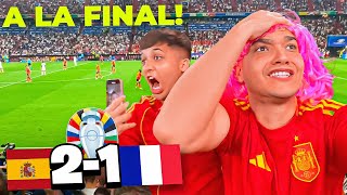 REACCIONANDO A ESPAÑA CONTRA FRANCIA NOS VAMOS A LA FINAL [upl. by Fawcette263]