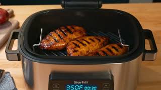 24616 Electric Indoor Air Fryer Grill [upl. by Enatan]