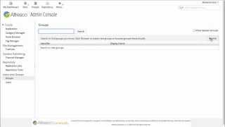 Alfresco Community Edition 42 HowTo Create Groups [upl. by Enuj]