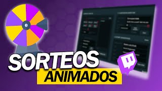 🤩 Como hacer SORTEOS ANIMADOS en Twitch  Lo mejor 2022 [upl. by Salohcim]