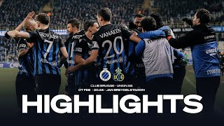 CLUB BRUGGE  UNION  HIGHLIGHTS  2023  2024 [upl. by Eirellav]