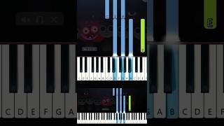 INCREDIBOX SPRUNKI HORROR PINKI THEME EASY PIANO BEGINNER TUTORIAL [upl. by Penland31]