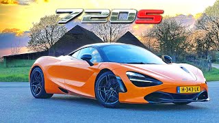 McLaren 720s 342kmh REVIEW on Autobahn NO SPEED LIMIT [upl. by Rennie]