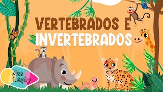 🔴Animales VERTEBRADOS🐸🐼 E INVERTEBRADOS🪼🦞 [upl. by Lauhsoj]