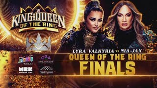 Nia Jax vs Lyra Valkyria King amp Queen of the Ring 2024 Full Match [upl. by Ramal]