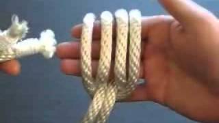 How to Tie the Zip Snare  Rope Bondage Knot Tutorial [upl. by Ajdan605]